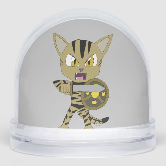 Chat guerrier Chibi (Avant)