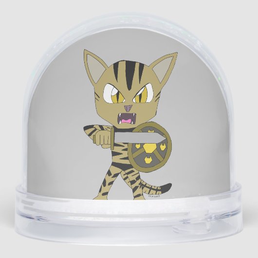Chat guerrier Chibi (Arrière)