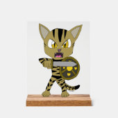 Chat guerrier Chibi (Recto)