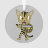 Chat guerrier Chibi (dos)