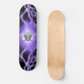 Chat guerrier épique skateboard (Recto)