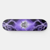 Chat guerrier épique skateboard (Horz)