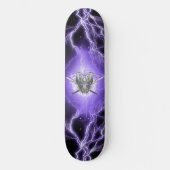 Chat guerrier épique skateboard (Recto)