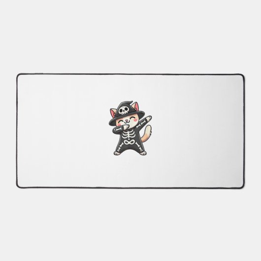 Chat Halloween Squelette mignonne Chat Enfants (Recto)