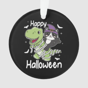 Chat Happy Halloween T-rex costume maman