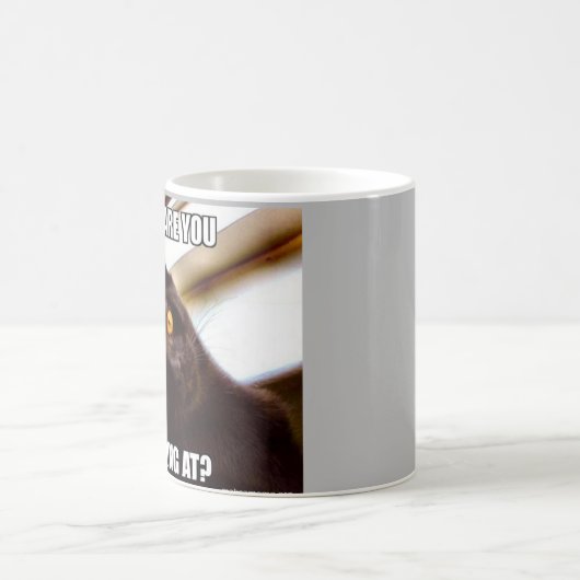 Chat Humour café Mug (Centre)