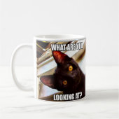 Chat Humour café Mug (Gauche)
