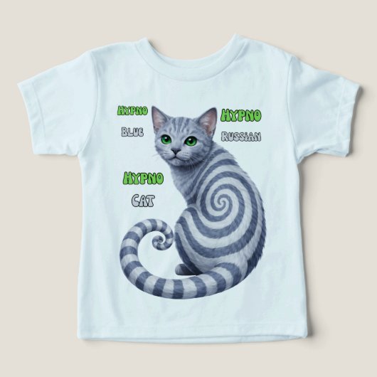 Chat hypnotique Bleu Russe (Design Recto)