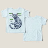 Chat hypnotique Bleu Russe (Design Recto & Verso)