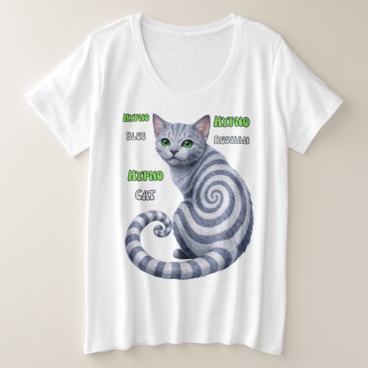Chat hypnotique Bleu Russe (Design devant)