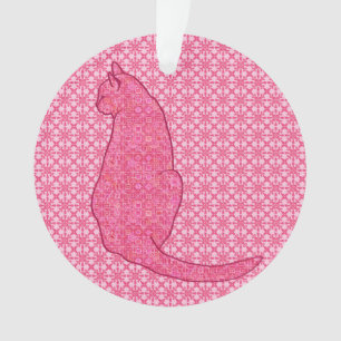 Chat Japonais - Batik Rose Fuchsia