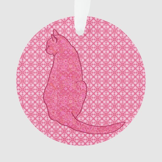 Chat Japonais - Batik Rose Fuchsia (devant)