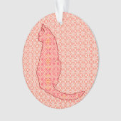 Chat japonais - Coral Orange Batik (devant)
