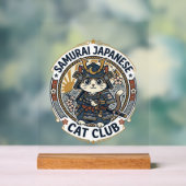 Chat japonais samouraï Art vectoriel POD - Samoura (Neutre)