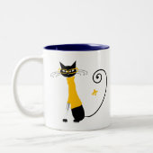 Chat jaune - Mug (Gauche)