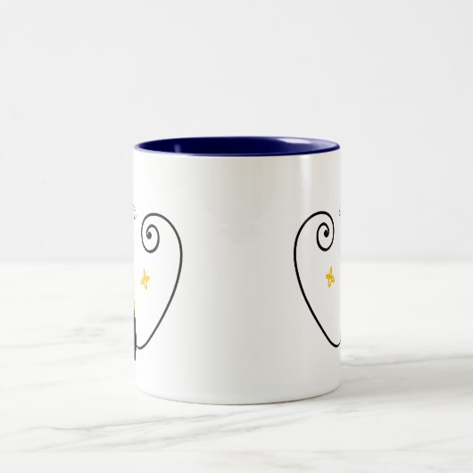 Chat jaune - Mug (Centre)