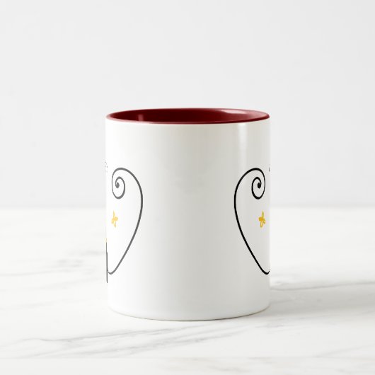 Chat jaune - Mug (Centre)