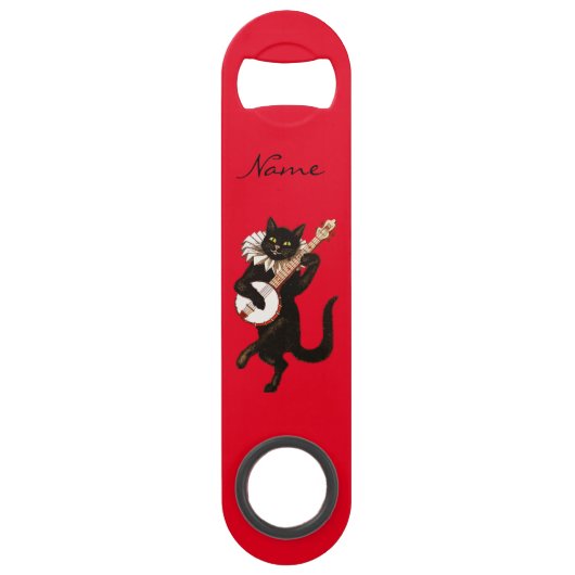 Chat jouant le banjo Thunder_Cove (Devant)