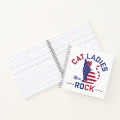 CHAT KAMALA HARRIS DAMES ROCK ! Carnet (Intérieur)