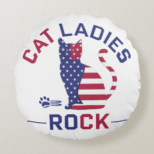 CHAT KAMALA HARRIS DAMES ROCK ! Coussin