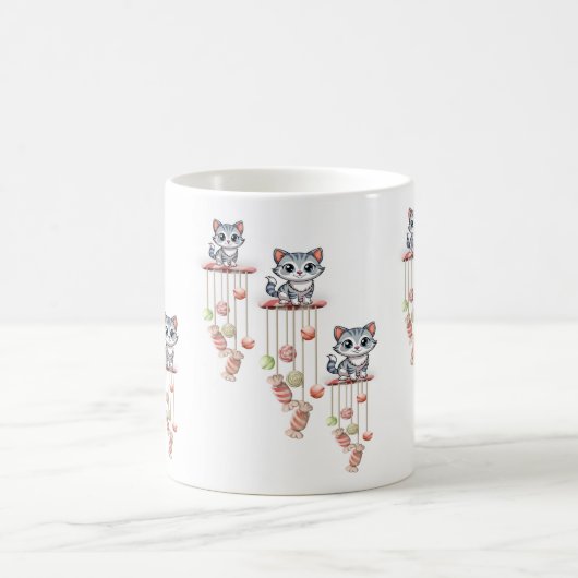 Chat Kitten Chimes Mug (Centre)