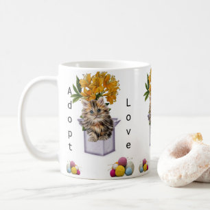 Chat Kitten Fil et chat Adoption Mug