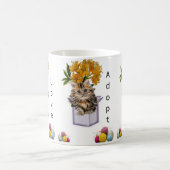 Chat Kitten Fil et chat Adoption Mug (Centre)