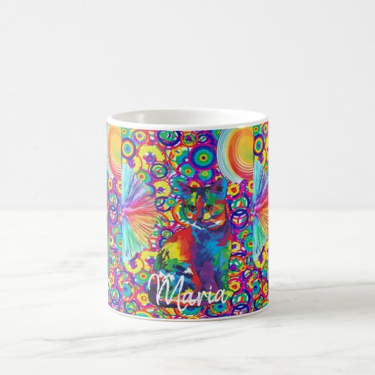 Chat Kitten Mug coloré (Centre)