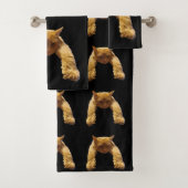 Chat Lazy Gingembre, Serviette De Bain (En situation)