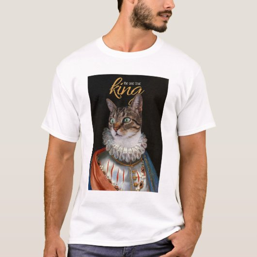 Chat Le T-shirt One True King (Devant)