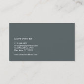 Chat Logo in Grijs II Visitekaartje (Achterkant)