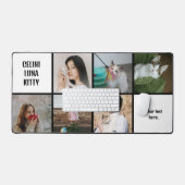 Chat Love ! Collage de 6 photos pour papa et maman (Clavier et souris)