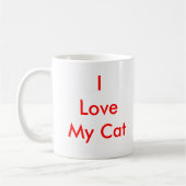 Chat Love Mug (Gauche)