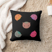 Chat lumineux et mignon face aux enfants Coussin (Couverture)