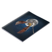 Chat lunaire | Carnet Spiral (Côté gauche)