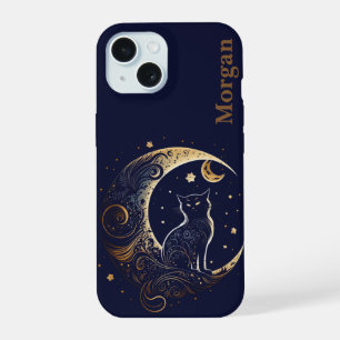 Chat Lunaire Mystique - Cadeau Céleste Personnalis