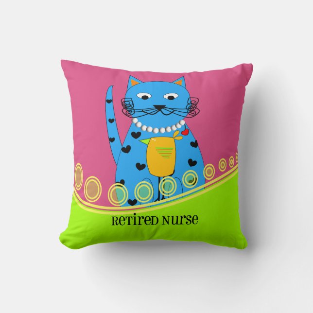 Chat lunatique retiré de coussin d'infirmière (Recto)