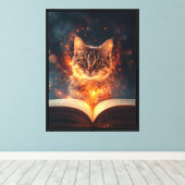 Chat Magique Art Mural (Insitu (Plancher de Bois))