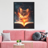 Chat Magique Art Mural (Insitu(Salon))