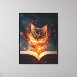 Chat Magique Art Mural