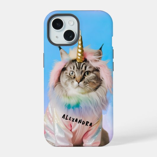 Chat magique mignon en pyjamas (Verso)