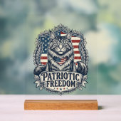 Chat Maine Coon Patriotique (Neutre)