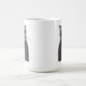 CHAT MALADE DE LA FEMME Tall White Mug (Centre)