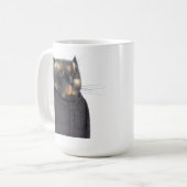 CHAT MALADE DE LA FEMME Tall White Mug (Devant gauche)
