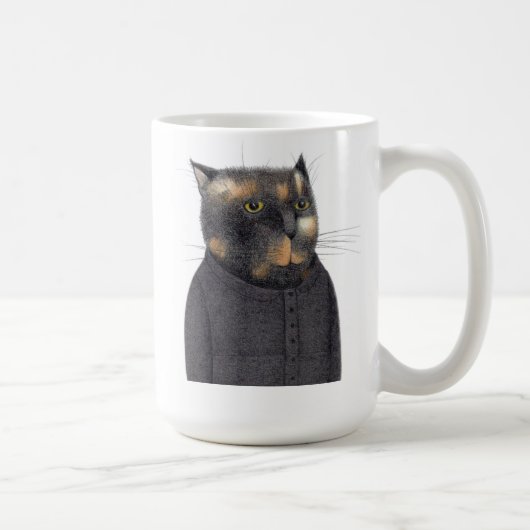 CHAT MALADE DE LA FEMME Tall White Mug (Droite)