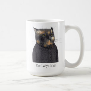 CHAT MALADE DE LA FEMME Tall White Mug + Texte