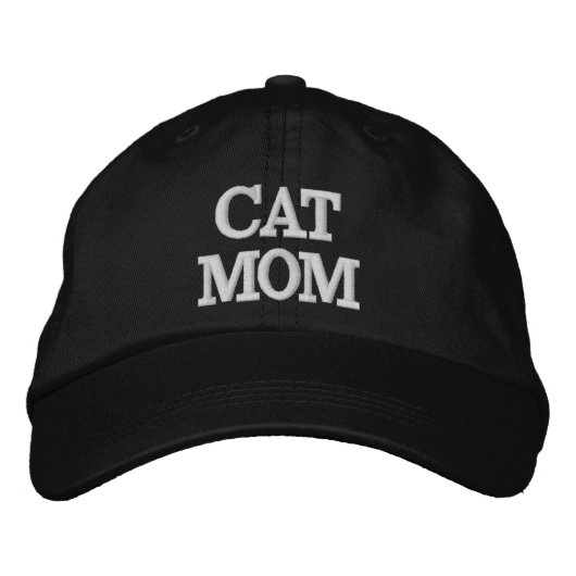 Chat Maman Casquette brodé, Amoureux des chats ten (Devant)