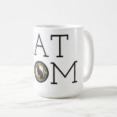 Chat Maman Chat noir Café Mug (Devant droit)