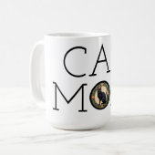Chat Maman Chat noir Café Mug (Devant gauche)