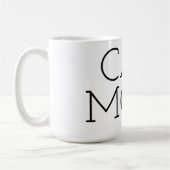 Chat Maman Chat noir Café Mug (Gauche)